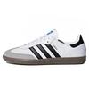 Adidas Originals SAMBA OG Non slip Lightweight Low top Skateboard Shoes Unisex White Pink B75806(Team801-)
