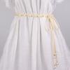 Elegant Women'S Pearl Beads Belts Metal Thin Waist Belts Slim Chain Belt Decorative Waistband Dress Accessories