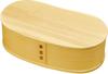Yamako White Pine Wappa Bento Box, Bean Pattern, 803781