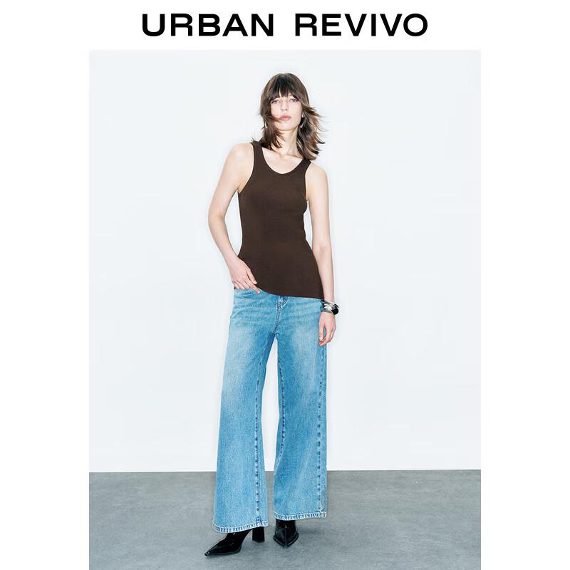 Женский облегающий вязаный жилет UR