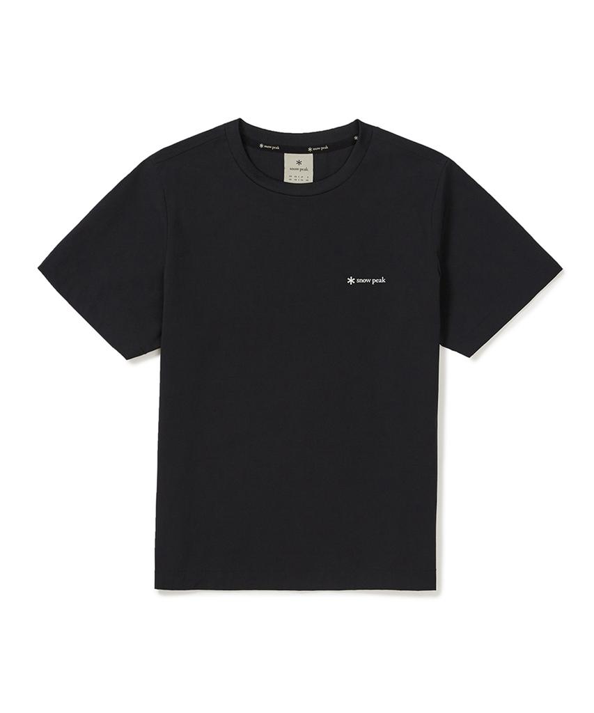SNOWPEAK APPAREL Тонкая технологичная женская базовая футболка с коротким рукавом (S25Mwsts33) черный