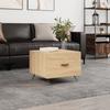 VidaXL Coffee Table Sonoma Oak 50x50x40 Cm Engineered Wood 829338
