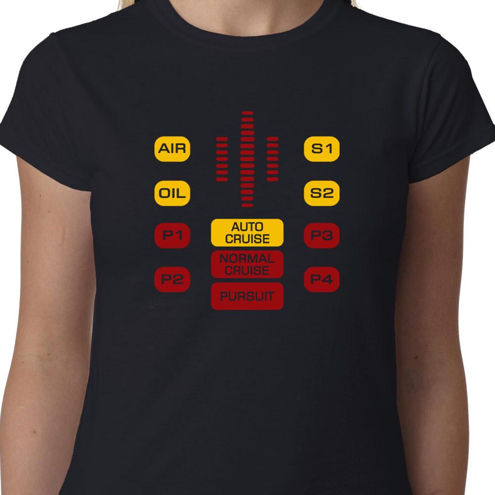 Kitt Supercar Knight Rider Women T-Shirt TV Hasselhoff Hoff 80's Funny Phrase