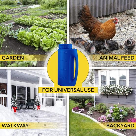 Ручной разбрасыватель соли 2 л Разбрасыватель удобрений с регулируемыми режимами открытия Ручной разбрасыватель с совком