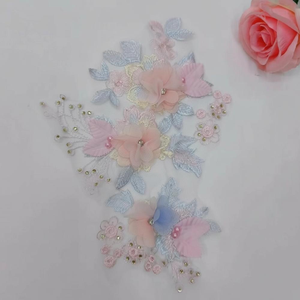 Sequin Embroidery Sequin Applique Patch Lace Fabric Lace Fabric Patch Embroidery Lace Patch