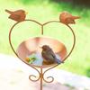Decorative Bird Bathtub Retro Bird Water Bowl Crafts Bird Feeding Dish Outdoor