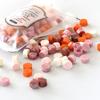 100Pcs/Bag Wax Particles Delicate Fire Lacquer Seal Color Random Colour Macaron Color Bagged Sealing Wax Octagonal Shape
