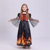 Halloween Cosplay Vampire Costume, Girl Character Dress-up Party Costume, Witch Dress