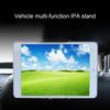 Автомобильный держатель для планшета, крепление на подголовник, противоскользящая силиконовая пряжка, вращающийся на 360 градусов, регулируемый универсальный автомобильный кронштейн для поддержки телефона на спинке сиденья, автомобиль