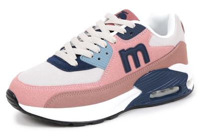 U Подушка Air Подошва Розовый Размер 23см Женские Кроссовки на шнуровке, Темно-синий,