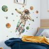 Cartoon Dream Astronaut Planet Wall Stickers Children'S Room Background Decals Bedroom Home Decor Mural