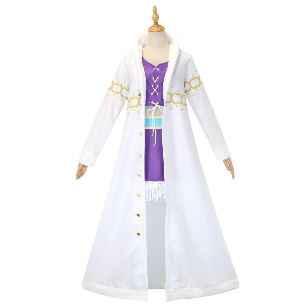 Косплей костюм Робин из One Piece, куртка с меховым воротником, полный комплект косплей костюма Николь Робин
