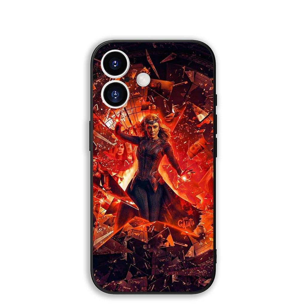 for Apple iPhone 17 16 Plus 13 12 Pro Max Mini X XR Xs ProMax 16E 15+ 17+ Air Phone Case Scarlet Witch Marvel Doctor Strange