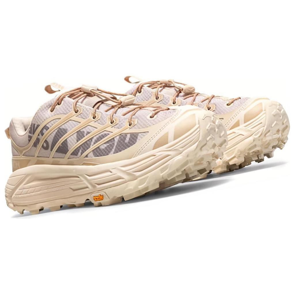 HOKA Mafate Three2 Eggnog Shifting Sand Унисекс Кроссовки Кремовые 1141572-ESSN