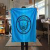 Man City2 Flannel Blanket, High quality Comfortable for All Seasons, Home Decor, Warmth and Comfort