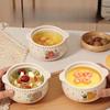OIMG Ceramic Cat-themed Stew Pot Set
