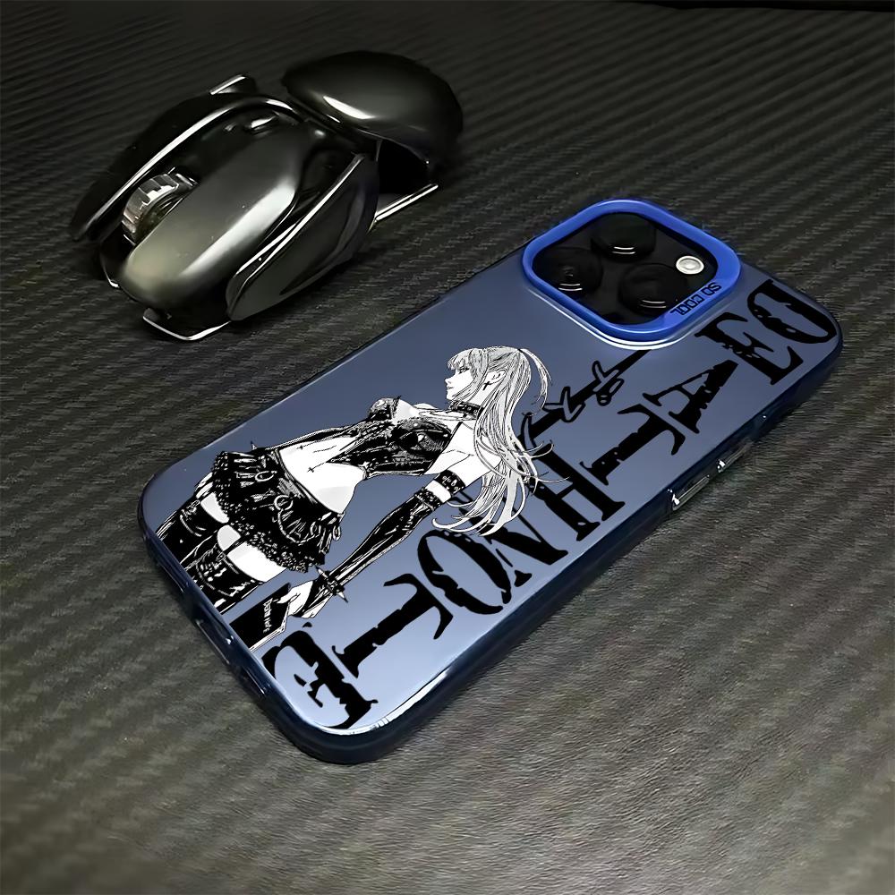 Чехол для телефона Аниме Тетрадь Смерти Для iPhone 17 Air 16 e 15 14 13 12 11 Pro Max Plus Mini SE2020 2022 Противоударная Матовая Задняя Крышка