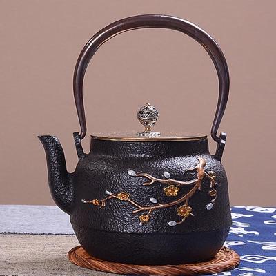 Ручная роспись Сливовая Орхидея Чайник для кунг-фу