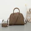 Niche First-Layer Cowhide Boston Pillow Bag Single Shoulder Crossbody Portable Leather Women's Bag Tide