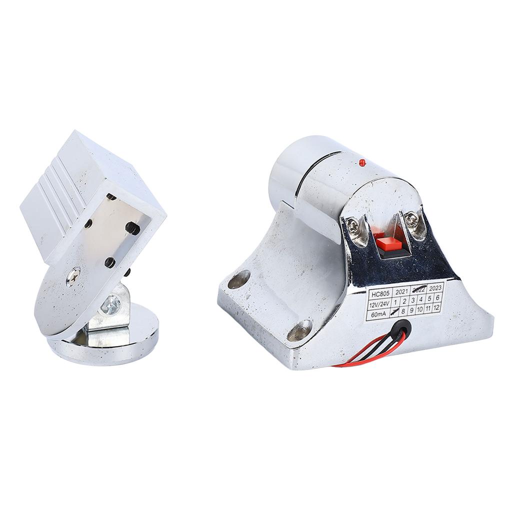 Магнитный упор для стеклянной двери 132.3LB Force алюминиевый сплав 12V 24V для безрамной стеклянной двери