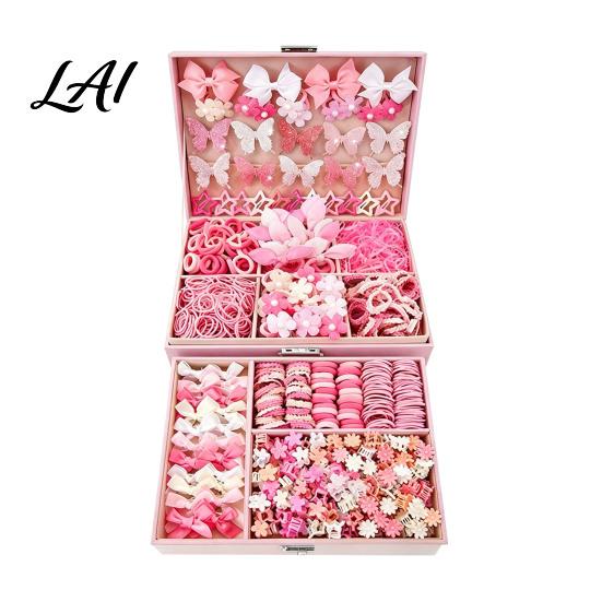 Cute Hair Accessories for Toddlers Set Girls Bows Butterfly Clips Barrettes Unique Decorations Festivals Elastic Ties Claws Birthday Holiday