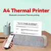 Портативный принтер формата А4 Мини-термопринтер с беспроводным подключением Bluetooth Портативное мобильное устройство для печати формата А4