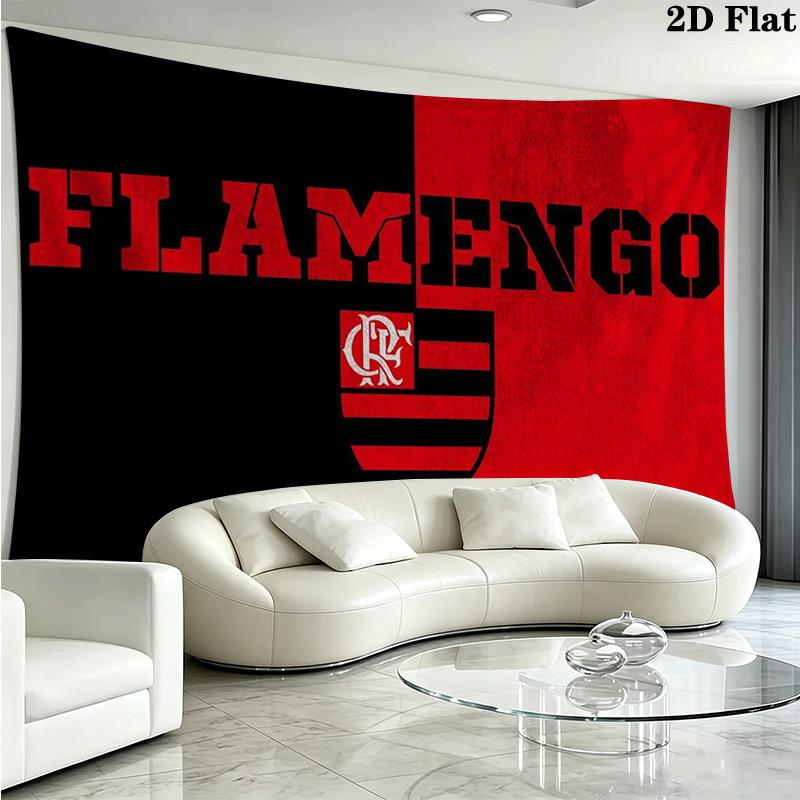 Настенный гобелен CR Flamengo Эстетичный настенный подвес Печатный тканевый плед Декоративные гобелены для спальни гостиной Домашний декор