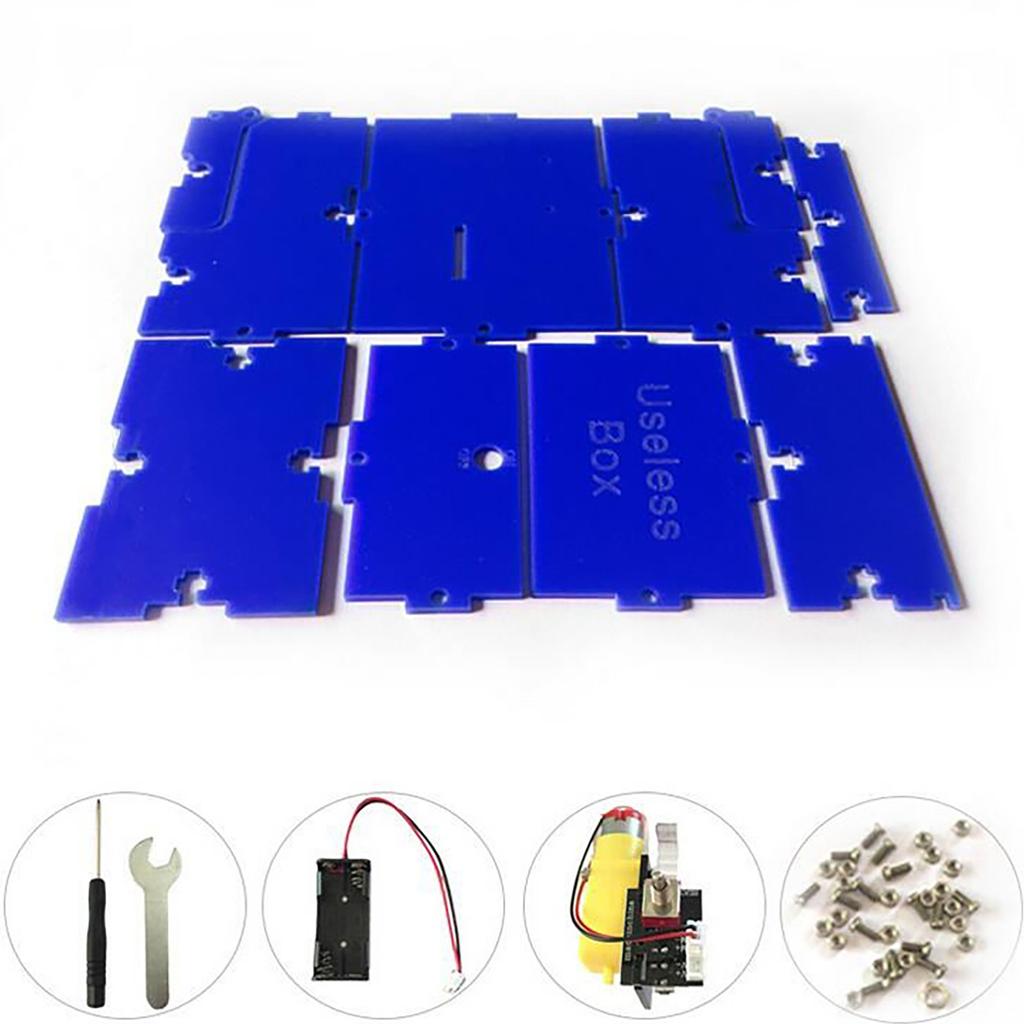 DIY Turns Itself Off Useless Box Leave Me Alone Machine Practical Funny Toys