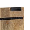 Headboard 200 cm Solid Raw Mango Wood