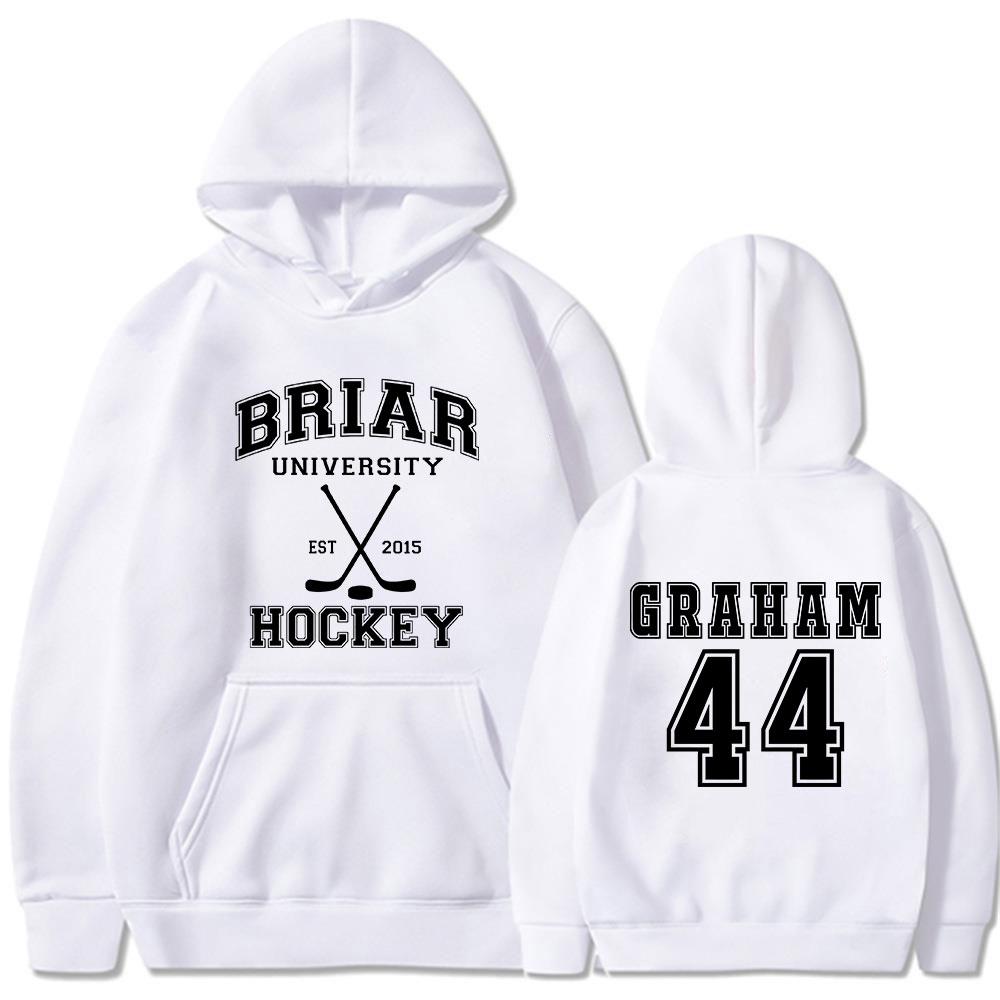 Fashion Hip-hop Graham 44 Printing Hoodie Loose Street Pullover Autumn Casual Clothes Men Women Tops Vintage Sweatshirts