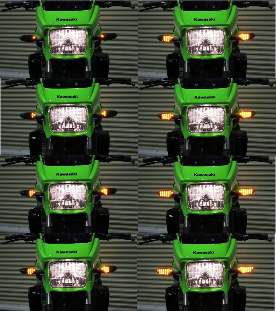 Комплект для переоборудования светодиодных указателей поворота POSH FAITH типа с для и Z800 (Последовательное реле) ZRX1200, DAEG, Z1000, (Номер детали 072108)