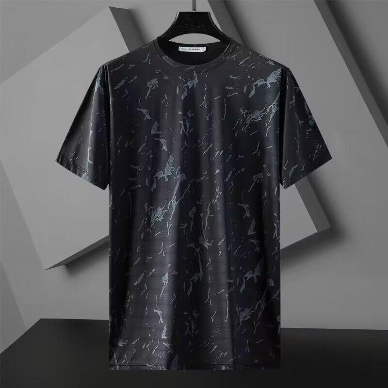 2023 Корейский спортивный костюм в гонконгском стиле для мальчиков: Свободная футболка и простые шорты Five Point