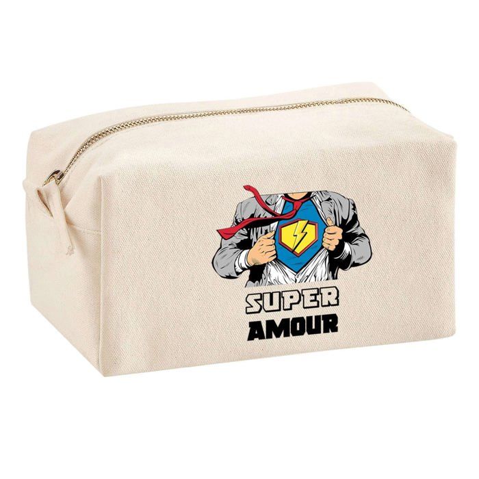 Trousse multifonction Super Amour Cadeau Anniversaire Noël Fête Mères Femme Collègue Idée | Trousse Scolaire Fournitures Bureau