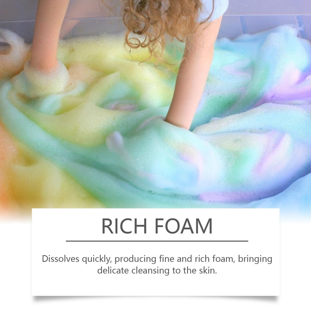Рождественские пузырьковые шарики для душа, набор из 6 натуральных растительных очищающих цветных горячих источников, долговечная цветочная пена для ванны