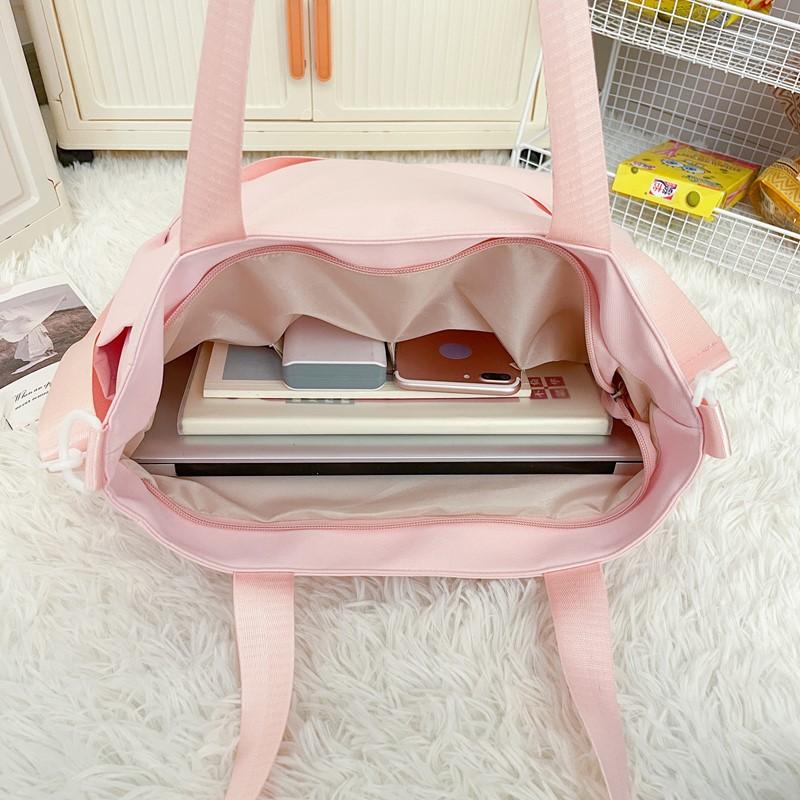 Женская сумка через плечо, студенческая сумка на плечо большой вместимости