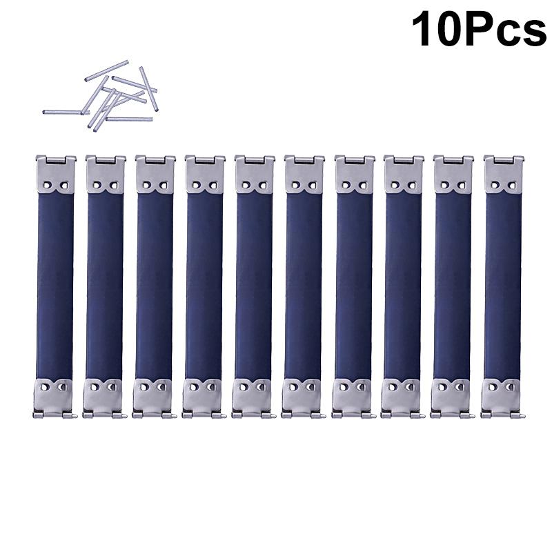 10Pcs/set Internal Flex Frame Vintage Clasp Lock Coin Purse Sewing Handbag Handle DIY Crafts Metal 10cm