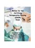 The Review for the Certifying Perioperative Nursing (CNOR) Exam Book