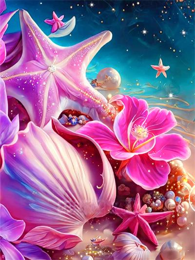 Набор для вышивки алмазной живописью Сердце Камень Морской Декор для дома Мозаика Вышивка крестом Любовь Пляжный пейзаж Кристалл Картина