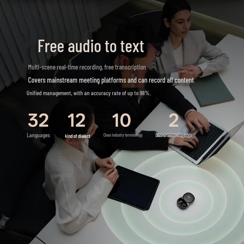 IFLYTEK AI-переводящие Bluetooth-наушники с шумоподавлением Pro 3