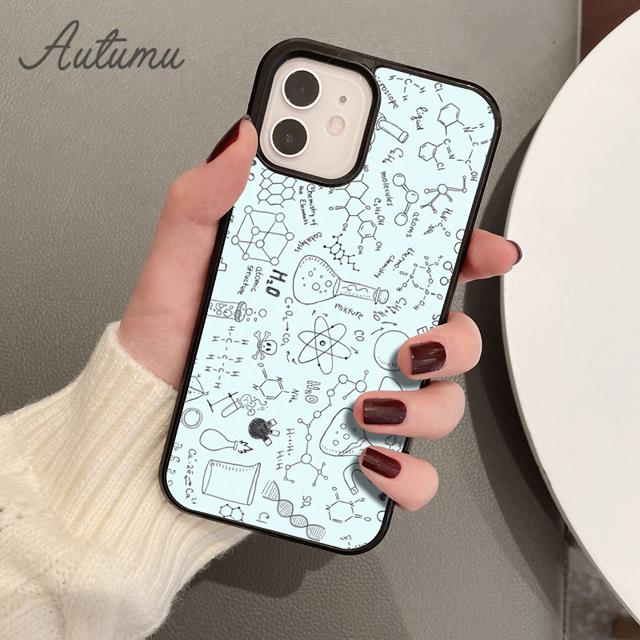 Чехол для телефона Биология и Химия для iPhone 17 Air 15 16 16e 11 12 13 14 Pro Max Plus coque Fundas Shell