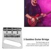 3 Saddles Electric Guitar Bridge Metal Metal Saddle Bridge  Electric Guitar