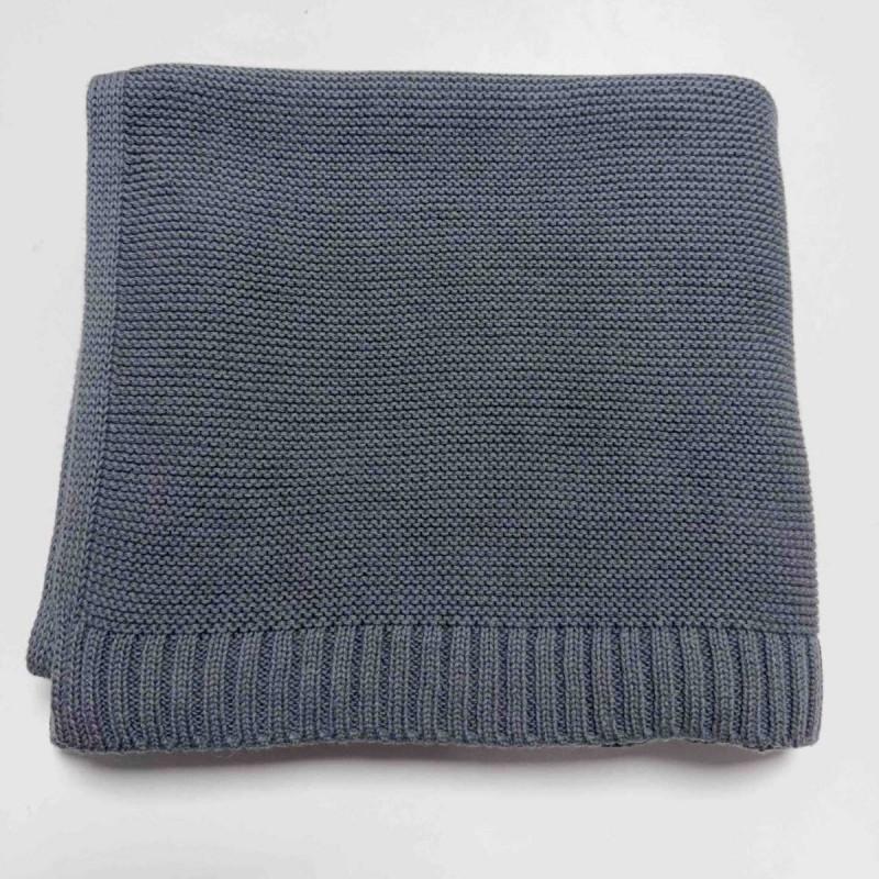 Soft Cotton Knit Baby Stroller Blanket Swaddle Wrap Nap Toddler Sofa Use