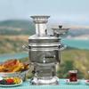 Chrome Coal Samovar 4-Liter