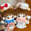 Dress Up 10cm Cotton Doll Clothes Apron Set Doll Clothes Set Doll Clothes Outfit  10cm Cotton Doll