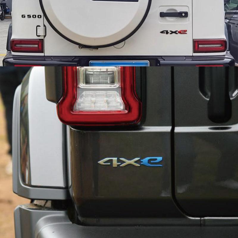 3D Стайлинг автомобиля 4XE 4xe для Wrangler JL JK Rubicon Compass автомобиль Капот Крыло багажник Задняя крышка Шильдик Наклейка Эмблема Значок Наклейка