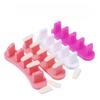 Nail Art Practice Rack, Glue-Free Instant-Click Nail Support Display Rack 3 Packs, Base Removable Nail Art Tools