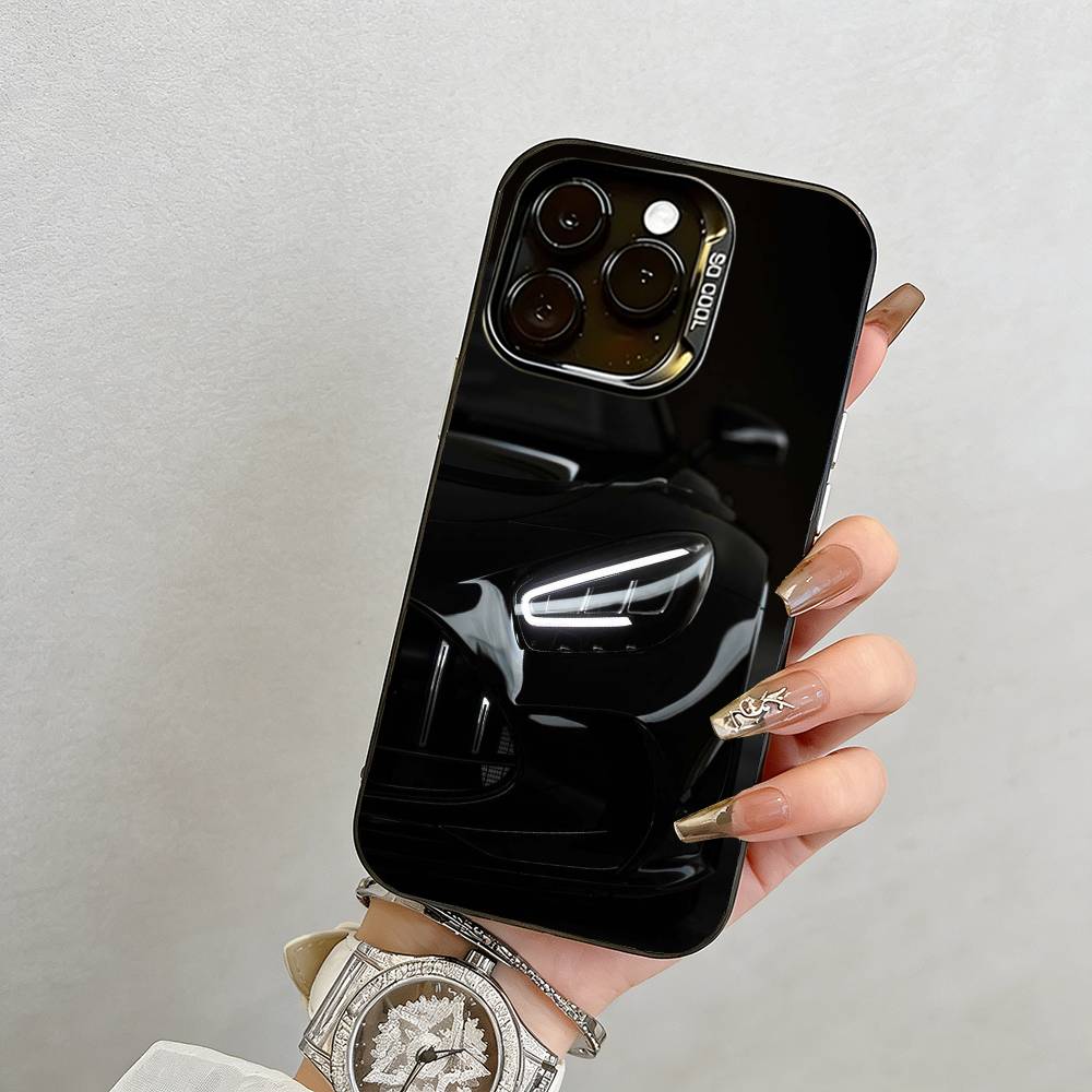 Чехол для телефона Спортивный автомобиль Для iPhone 17,16,15,14,13,12,11 Plus,Pro Max,XS,Разноцветный Серебристый Черный Чехол