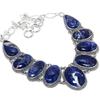 Sodalite Gemstone Handmade 925 Silver Jewelry Necklace 18" JCN484-258