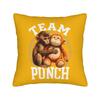 Punch Monkey Comic Style Art Square Pillowcases Polyester Sofa  Cushion Case Cute Home Decoration Pillowcase