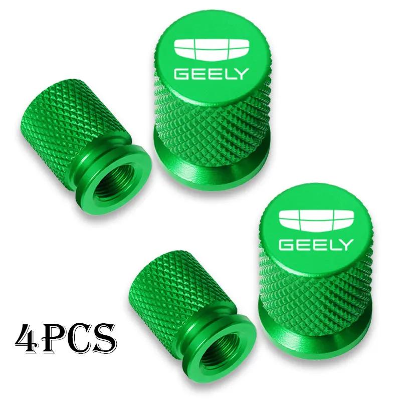 4 шт. для Geely Atlas Coolray Emgrand EC7 EC8 X7 EX7 CK2 Колпачки на ниппель колеса автомобиля Покрышки Ствол шины Воздухозащитные Водонепроницаемые